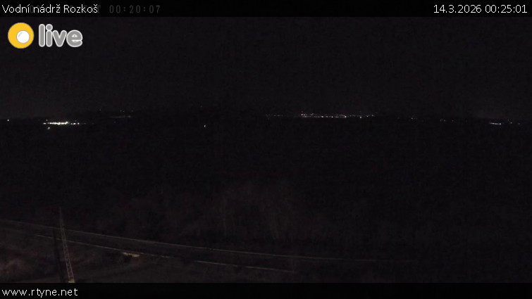 Vodní nádrž Rozkoš - Vodní nádrž Rozkoš - 14.3.2026 v 00:25