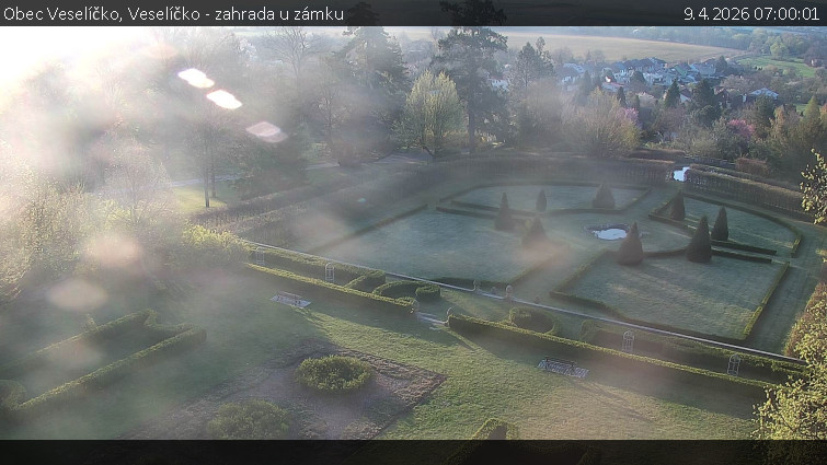 Obec Veselíčko - Veselíčko - zahrada u zámku - 9.4.2026 v 07:00