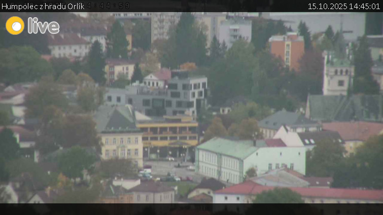 Město Humpolec - Humpolec z hradu Orlík - 15.10.2025 v 14:45 Město Humpolec - Humpolec z hradu Orlík - 15.10.2025 v 14:45