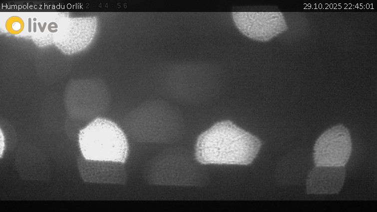 Město Humpolec - Humpolec z hradu Orlík - 29.10.2025 v 22:45 Město Humpolec - Humpolec z hradu Orlík - 29.10.2025 v 22:45