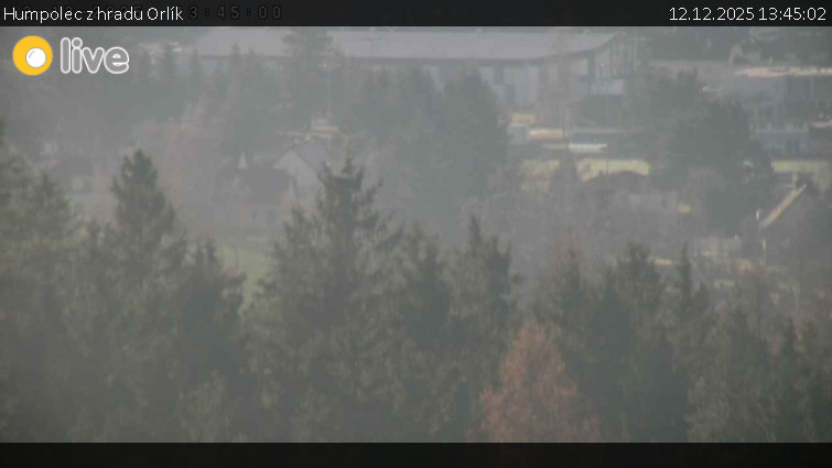 Město Humpolec - Humpolec z hradu Orlík - 12.12.2025 v 13:45