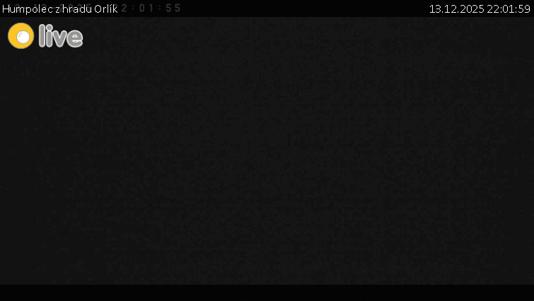 Město Humpolec - Humpolec z hradu Orlík - 13.12.2025 v 22:01