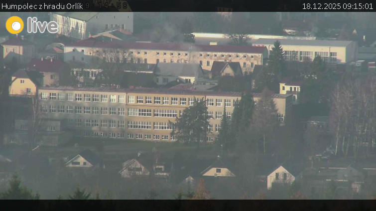 Město Humpolec - Humpolec z hradu Orlík - 18.12.2025 v 09:15