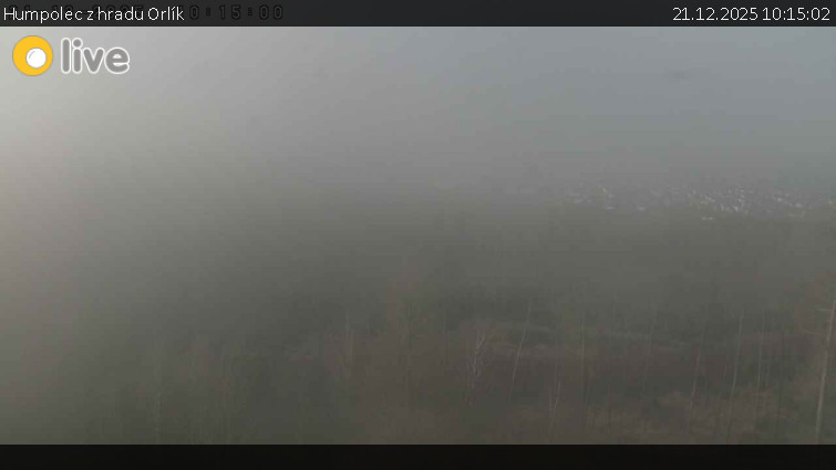 Město Humpolec - Humpolec z hradu Orlík - 21.12.2025 v 10:15