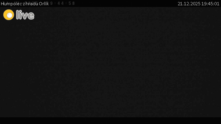 Město Humpolec - Humpolec z hradu Orlík - 21.12.2025 v 19:45