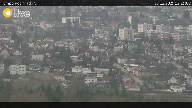 Město Humpolec - Humpolec z hradu Orlík - 25.12.2025 v 12:15