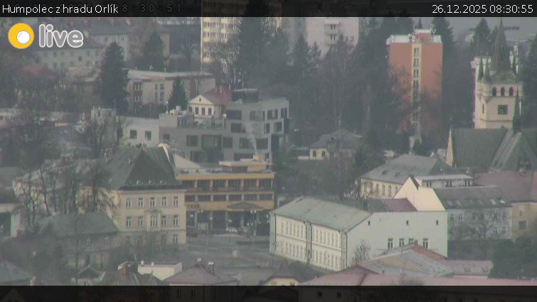 Město Humpolec - Humpolec z hradu Orlík - 26.12.2025 v 08:30