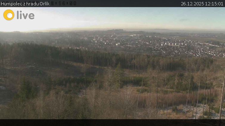 Město Humpolec - Humpolec z hradu Orlík - 26.12.2025 v 12:15