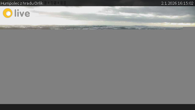Město Humpolec - Humpolec z hradu Orlík - 2.1.2026 v 16:15