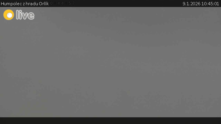 Město Humpolec - Humpolec z hradu Orlík - 9.1.2026 v 10:45