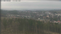 Humpolec z hradu Orlík