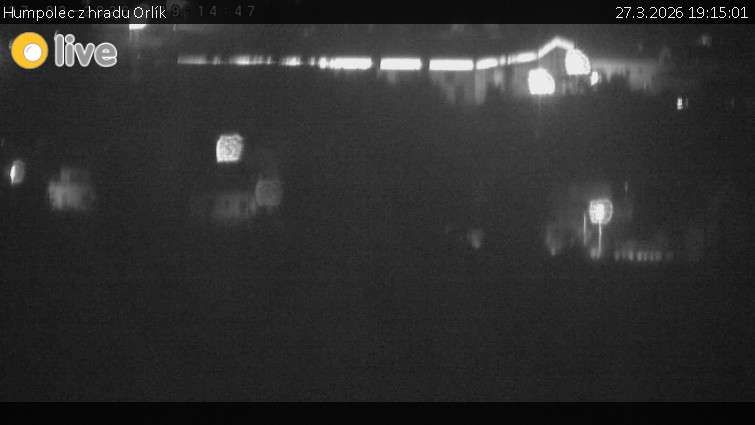 Město Humpolec - Humpolec z hradu Orlík - 27.3.2026 v 19:15