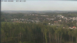 Humpolec z hradu Orlík