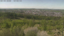 Humpolec z hradu Orlík