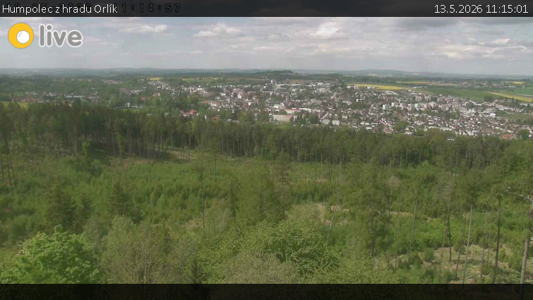 Město Humpolec - Humpolec z hradu Orlík - 13.5.2026 v 11:15