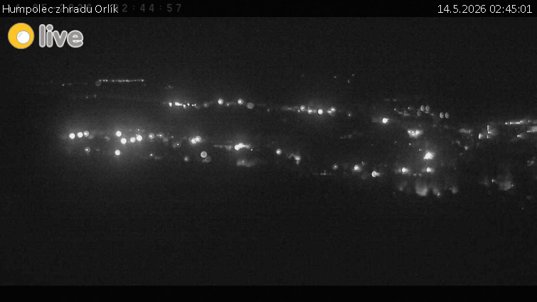 Město Humpolec - Humpolec z hradu Orlík - 14.5.2026 v 02:45