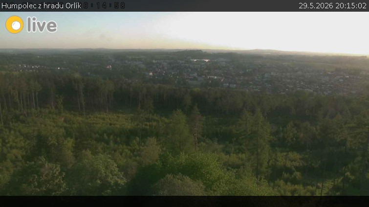 Město Humpolec - Humpolec z hradu Orlík - 29.5.2026 v 20:15