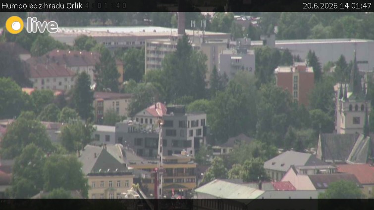 Město Humpolec - Humpolec z hradu Orlík - 20.6.2026 v 14:01