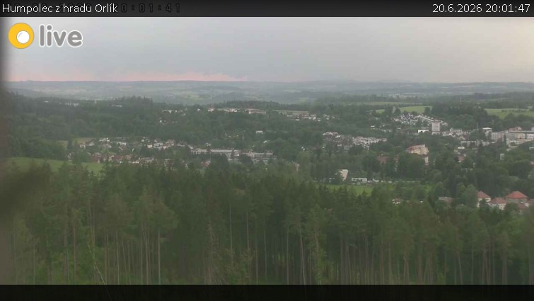 Město Humpolec - Humpolec z hradu Orlík - 20.6.2026 v 20:01