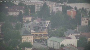Stadt Humpolec - Humpolec von der Burg Orlík - 31.7.2026 v 05:45 Stadt Humpolec - Humpolec von der Burg Orlík - 31.7.2026 v 05:45