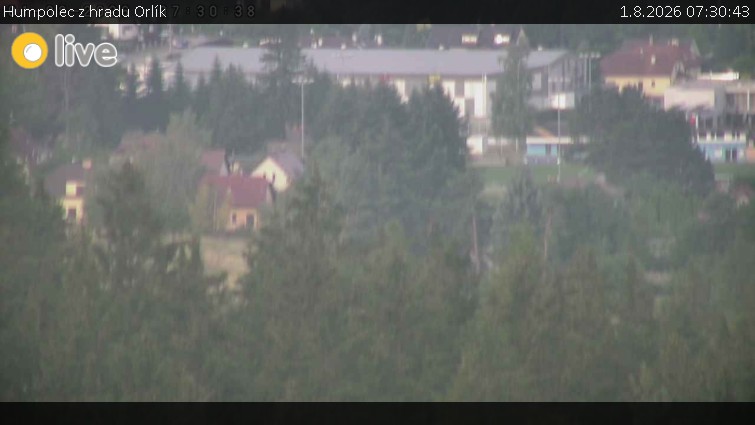 Město Humpolec - Humpolec z hradu Orlík - 1.8.2026 v 07:30