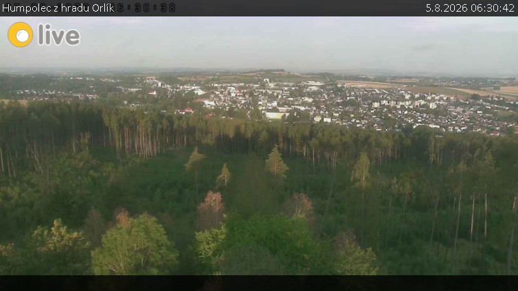 Město Humpolec - Humpolec z hradu Orlík - 5.8.2026 v 06:30
