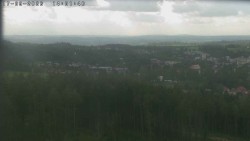 Humpolec from Orlík Castle