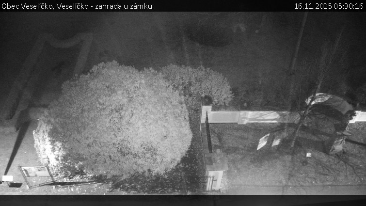 Obec Veselíčko - Veselíčko - zahrada u zámku - 16.11.2025 v 05:30