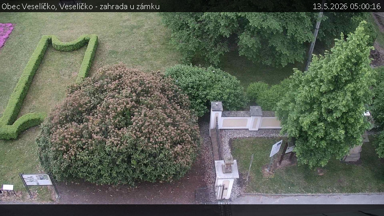 Obec Veselíčko - Veselíčko - zahrada u zámku - 13.5.2026 v 05:00