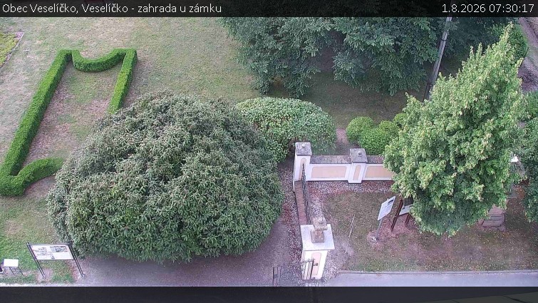 Municipality of Veselíčko - Veselíčko - the garden by the castle - 1.8.2026 v 07:30