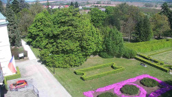 Příjezdová cesta k zámku