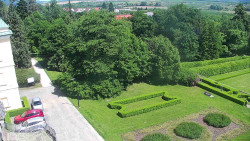 Příjezdová cesta k zámku