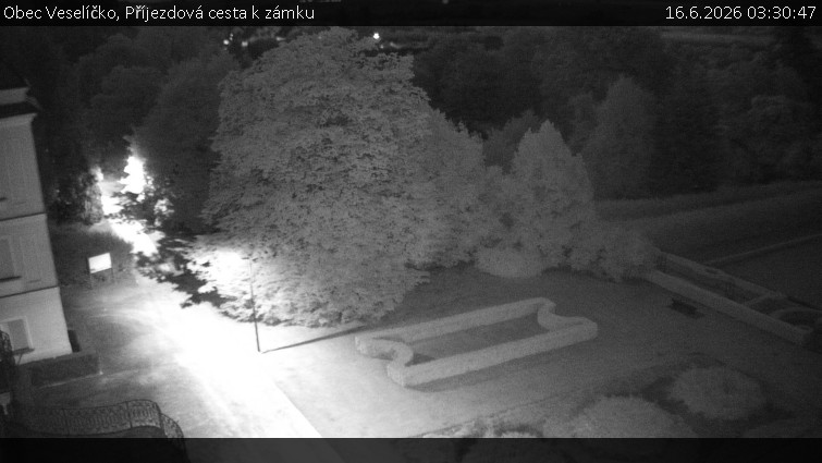 Obec Veselíčko - Příjezdová cesta k zámku - 16.6.2026 v 03:30