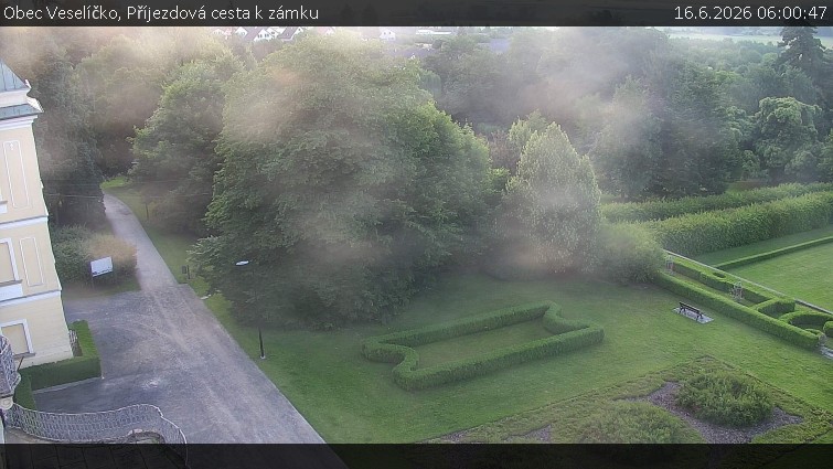 Obec Veselíčko - Příjezdová cesta k zámku - 16.6.2026 v 06:00