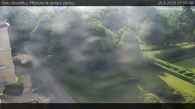 Obec Veselíčko - Příjezdová cesta k zámku - 16.6.2026 v 07:00