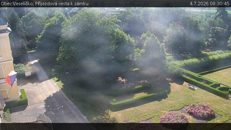 Obec Veselíčko - Příjezdová cesta k zámku - 4.7.2026 v 08:30