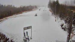 Kamera u nástupu na vlek svah A