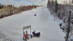 Kamera u nástupu na vlek svah A