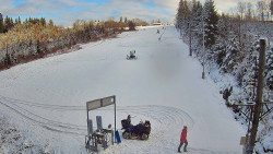 Kamera u nástupu na vlek svah A