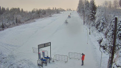 Kamera u nástupu na vlek svah A