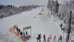 Kamera u nástupu na vlek svah A