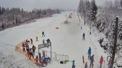 Kamera u nástupu na vlek svah A