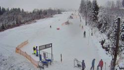 Kamera u nástupu na vlek svah A