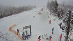 Kamera u nástupu na vlek svah A