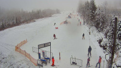 Kamera u nástupu na vlek svah A