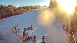 Kamera u nástupu na vlek svah A