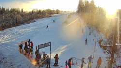 Kamera u nástupu na vlek svah A