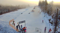 Kamera u nástupu na vlek svah A