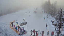 Kamera u nástupu na vlek svah A