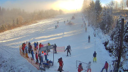 Kamera u nástupu na vlek svah A